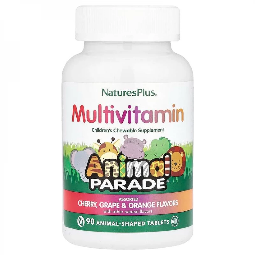 Мультивітаміни Nature's Plus Assorted Chewable - 90 tabs