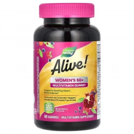 Мультивитамины Natures Way Alive!® Womens 50+ Multi Gummy - 60 gummies