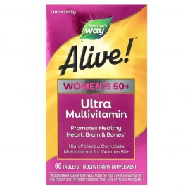 Мультивитамины Natures Way Once Daily Women 50+ Ultra - 60 tabs