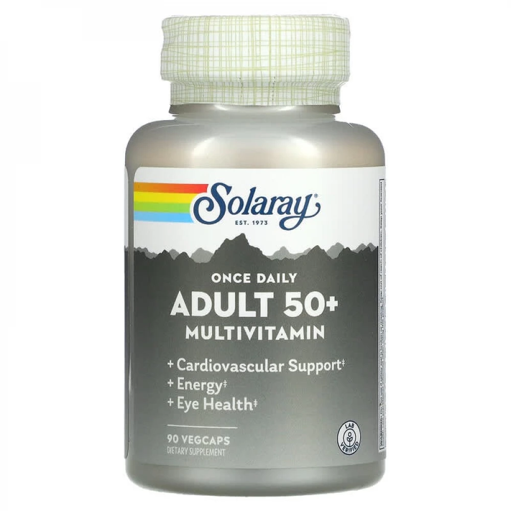 Мультивитамины Solaray Once Daily Adult 50+ Multi - 90 vcaps