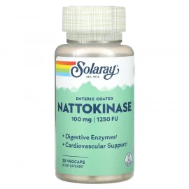Натокіназа Solaray Nattokinase 100 mg - 30 vcaps