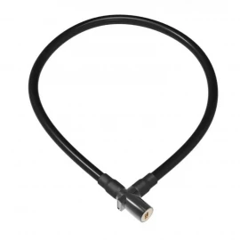 Замок Onguard Lightweight Key Coil Cable Lock, сталевий трос 120 см х 8 мм, з вініловим покриттям + 2 ключі