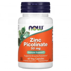 Пиколинат цинка Now Foods Zinc Picolinate 50 mg - 60 vcaps