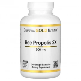 Прополис California Gold Nutrition Bee Propolis 2X 500 mg - 240 caps