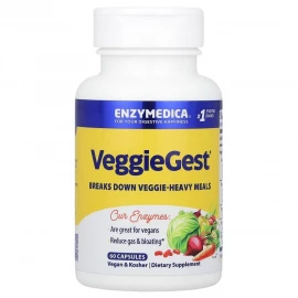 Ферменти для перетравлення рослинної клітковини Enzymedica VeggieGest - 60 caps