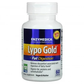 Ферменти для травлення жирів Enzymedica Lypo Gold - 60 caps