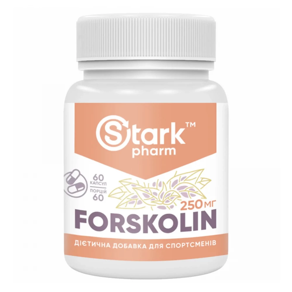 Форсколин Stark Pharm Stark Coleus Forskolin 250 mg - 60 caps