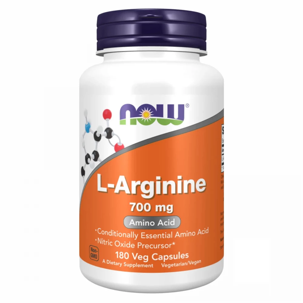 L-аргінін Now Foods L-Arginine 700 mg - 180 vcaps