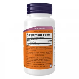 Альфа-ліпоєва кислота Now Foods Alpha Lipoic Acid 250mg - 120 vcaps