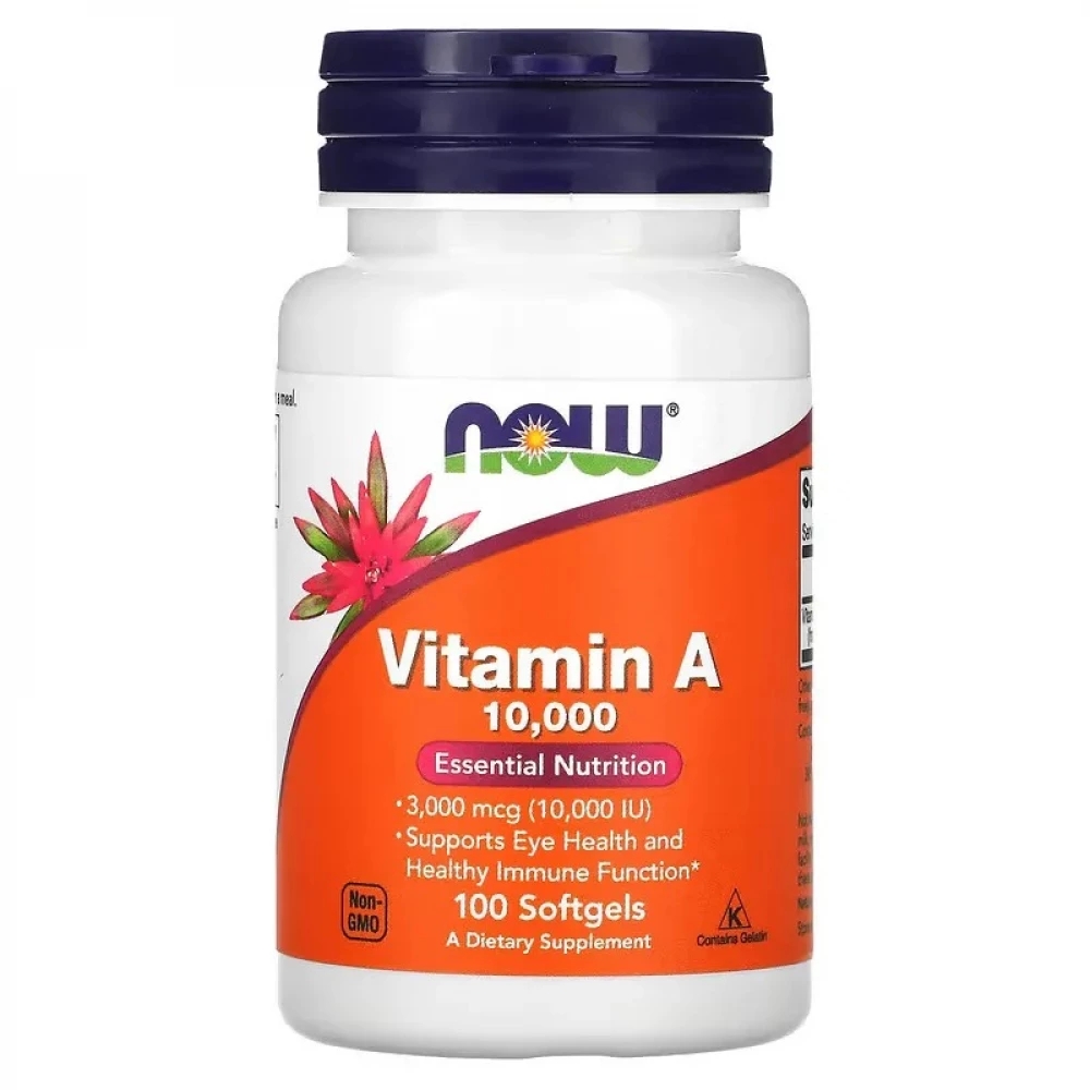 Витамины Now Foods A 10000 IU - 100 sgels