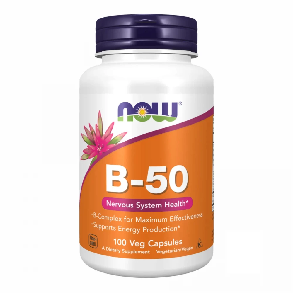 Вітаміни Now Foods B-50 - 100 vcaps