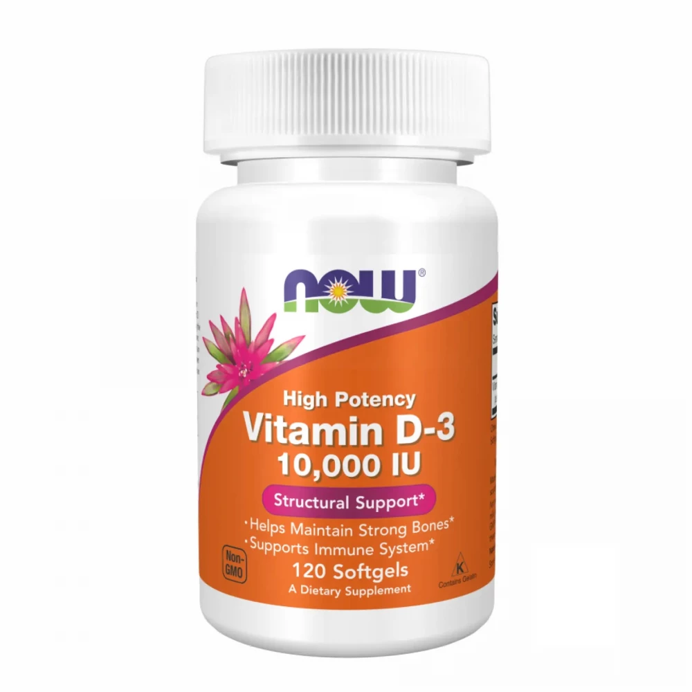 Вітаміни Now Foods VIT D-3 10,000 IU - 120 sgels