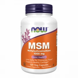 Метилсульфонілметан Now Foods M.S.M 1000 mg - 120 vcaps