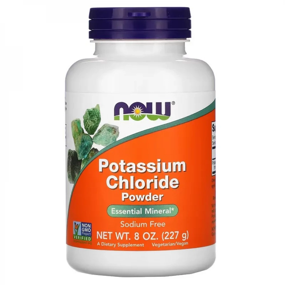 Калій хлорид Now Foods Potassium Chloride Powder - 227g