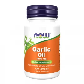 Олія часникова Now Foods Garlic Oil 1500 mg - 100 sgels