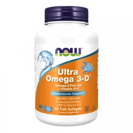 Омега-3 Now Foods Ultra Omega 3-D Softgels - 90 fsg