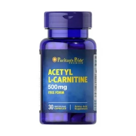 Ацетил-L-карнитин Puritans Pride Acetyl L-Carnitine 500mg - 30caps