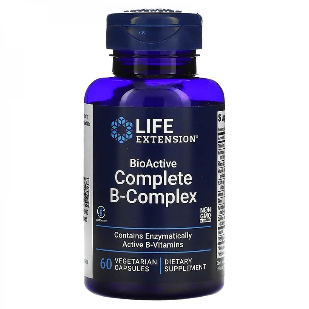 Вітаміни Life Extension BioActive Complete B-Complex - 60 vcaps