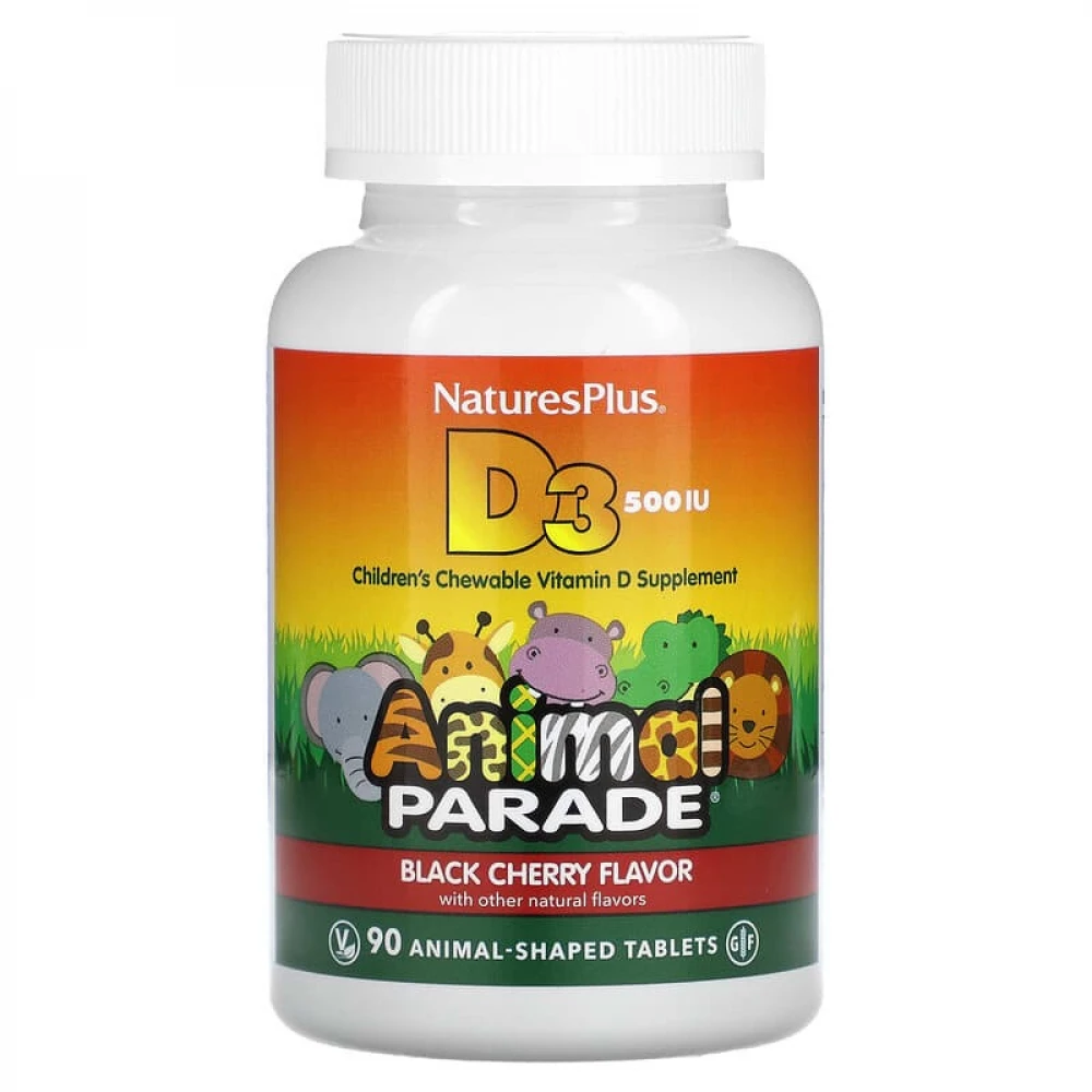 Вітаміни Nature's Plus Vit D3 500 IU Chewable - 90 tabs