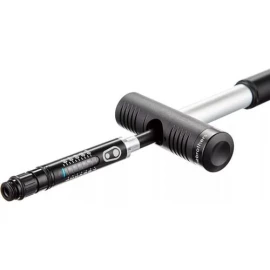 Мінінасос Crankbrothers KLIC HP Gauge, алюмінієвий, з манометром, presta/schrader, 120 psi / 8.3 bar