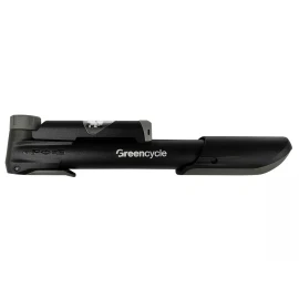 Мининасос Green Cycle GPM-041CP, пластиковый с манометром, Presta+Schrader, 120 psi