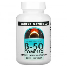 Вітаміни Source Naturals Vitamin B-50 Complex 50 mg - 100 tabs