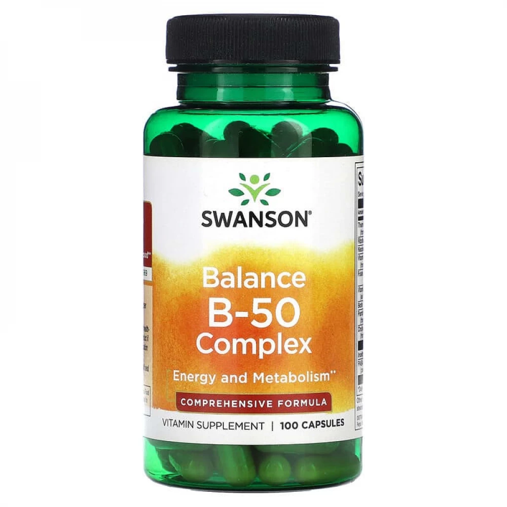 Вітаміни Swanson Balance B-50 Complex - 100 caps