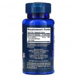 Цинк Life Extension Zinc Caps 50 mg - 90 veg caps