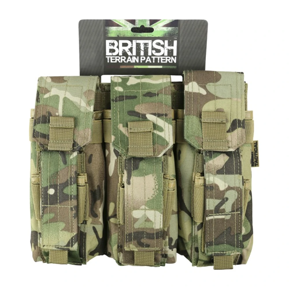 Підсумок для АК і пістолетного магазину Kombat UK Triple Mag Pouch with Pistol Mag