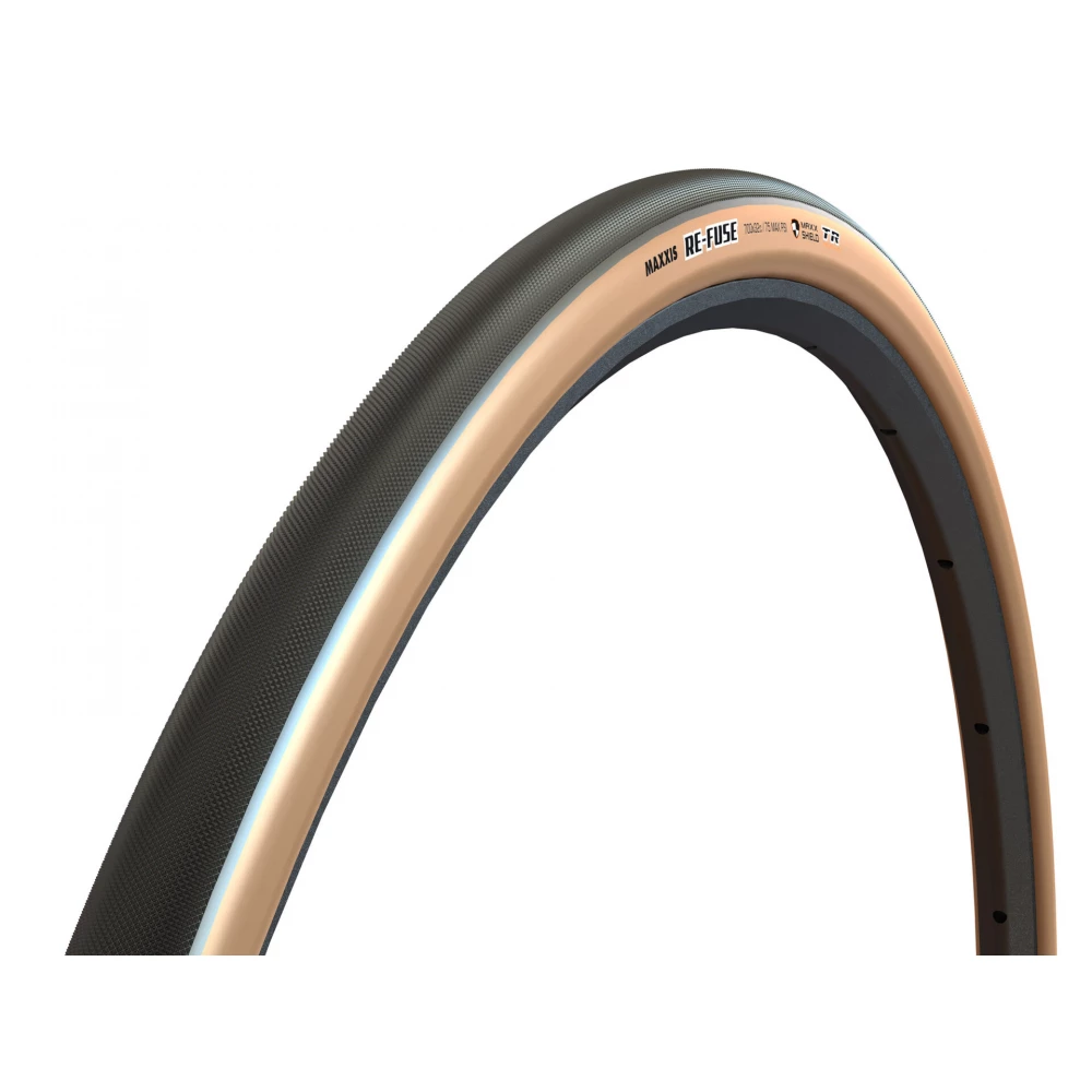 Покрышка Maxxis Re-Fuse 700X32C TPI-60 Carbon Fiber Maxxshield/TR/Tanwall