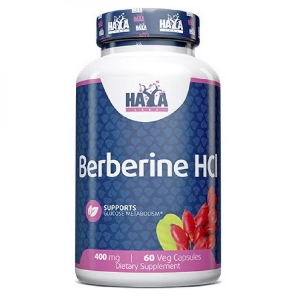 Берберин Haya Labs Berberine HCL 400 мг - 60 веган капс