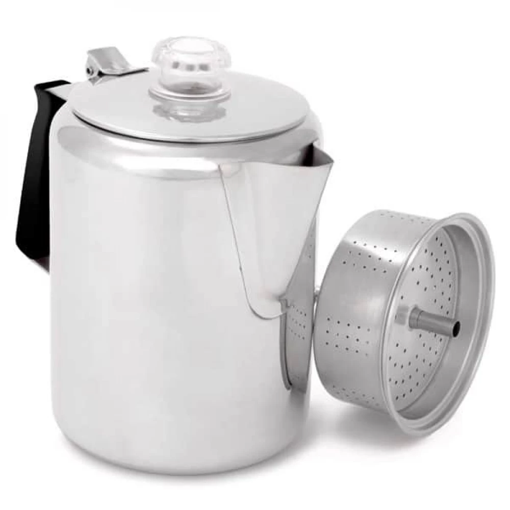 Кавоварка GSI Outdoors Glacier Stainless 9 Cup Perc