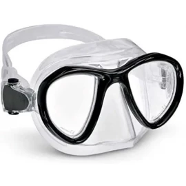 Маска Best Divers Kite Colour Mask - Transparent Silicone - Black Frame