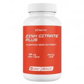 Цинк Sporter Zinc 30 citrate plus - 120 caps