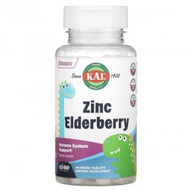 Цинк с бузиной KAL Zinc Elderberry 5 mg - 90 tabs