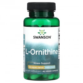 L-Орнитин Swanson L-Ornithine 500 mg - 60 veg caps