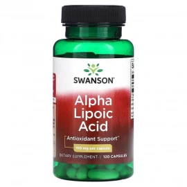 Альфа-липоевая кислота Swanson Alpha Lipoic Acid 100 mg - 120 caps