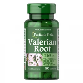 Корень валерианы Puritans Pride Valerian Root 265 - 100 caps