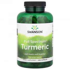 Куркума Swanson Turmeric 720 mg - 240 Caps