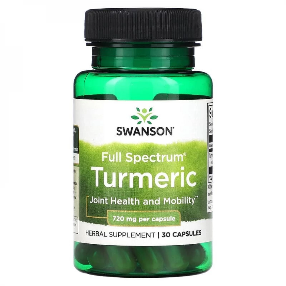 Куркума Swanson Turmeric 720 mg - 30 Caps