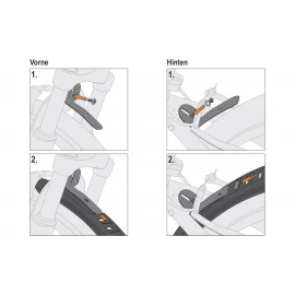 Крила SKS Velo 42 Urban Set Incl. U-Stays, 28"