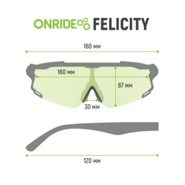 Окуляри Onride Felicity smoke (17%) Cat.3 Anti Scratch