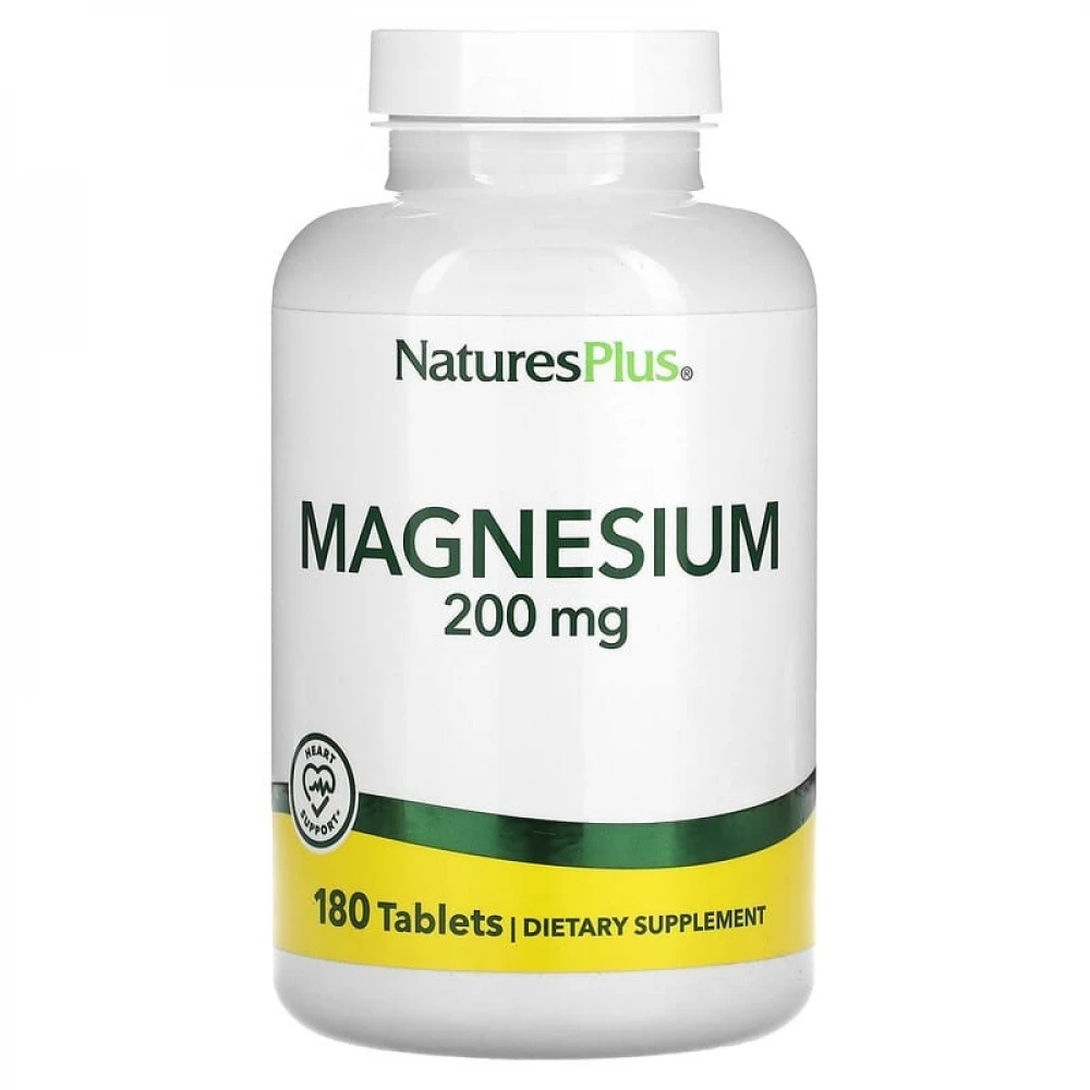Магній Nature's Plus Magnesium 200 mg - 180 tabs