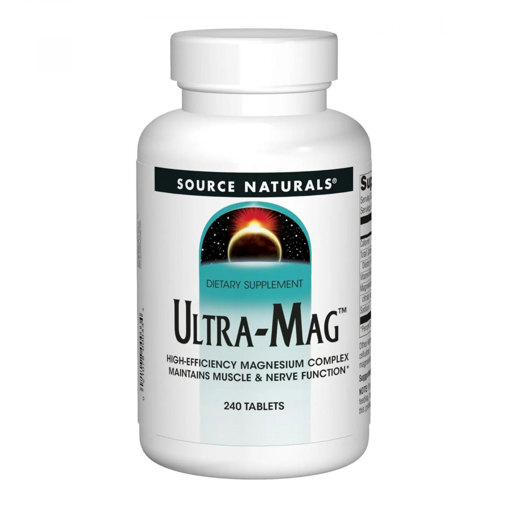 Магний Source Naturals Ultra-Mag Magnesium Complex - 240 tabs купить ...