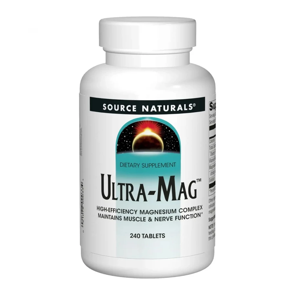 Магній Source Naturals Ultra-Mag Magnesium Complex - 240 tabs