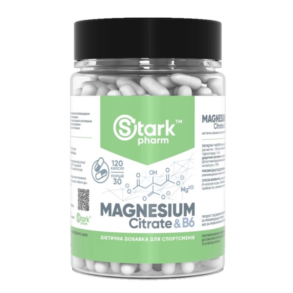 Магній Stark Pharm Magnesium B6 - 120 caps