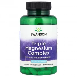 Магній Swanson Triple Magnesium complex - 100 caps