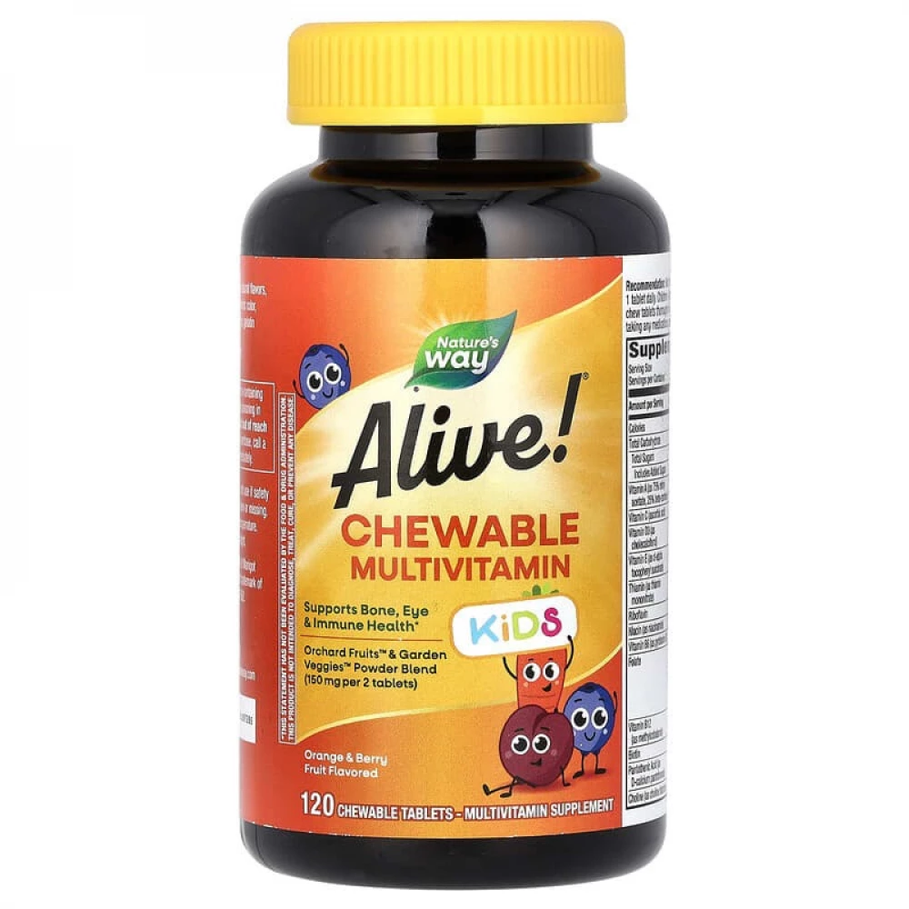 Мультивітаміни Nature's Way Kids Chewable Multivitamin - 120 tabs