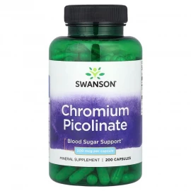 Пиколинат хрома Swanson Chromium Picolinate 200 mcg - 200 сaps