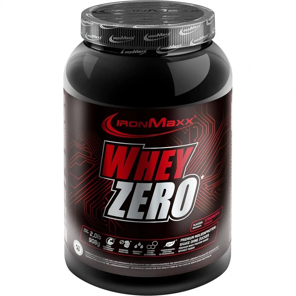 Протеин IronMaxx Whey Zero - 908 г (банка)